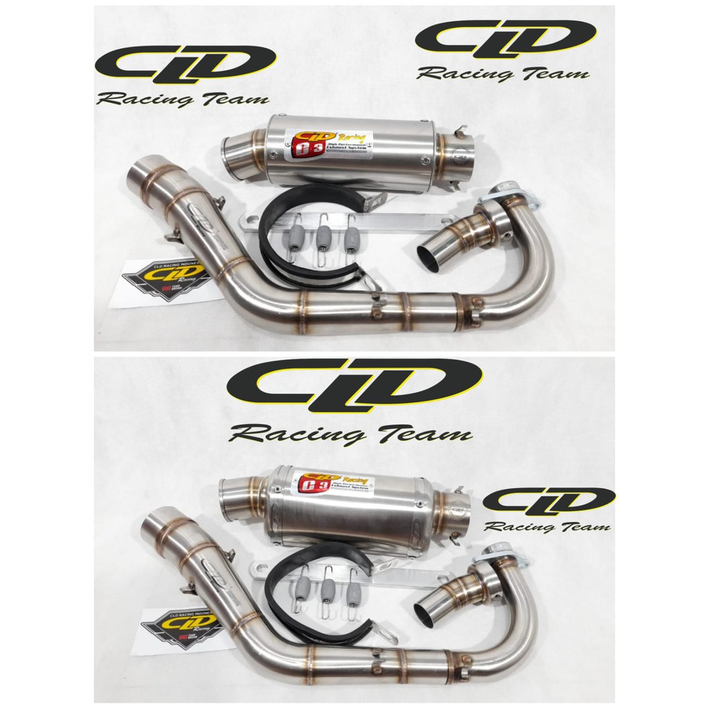 Knalpot Original CLD Type C3 Bulat C3 Oval Mio Nouvo Mio J Mio M3