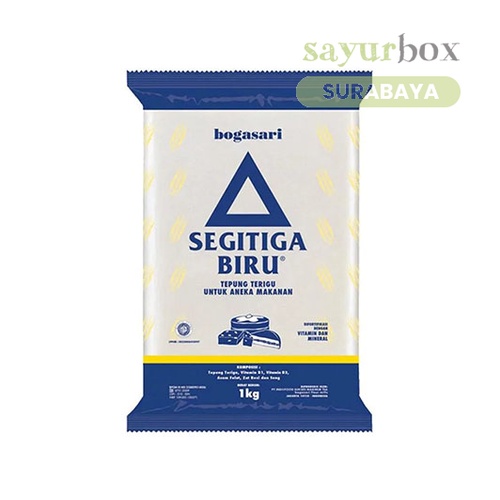 

Bogasari Tepung Terigu Segitiga Biru Ekonomis 1 kg (Sayurbox) - SURABAYA