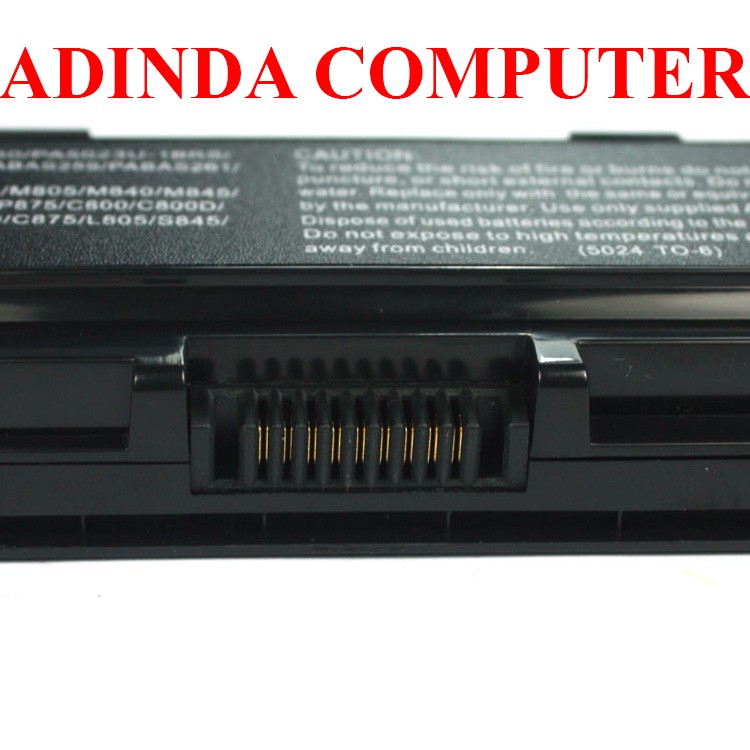 Baterai Toshiba C800 M800 M801 M805 M840 M845 M850 L870D L875