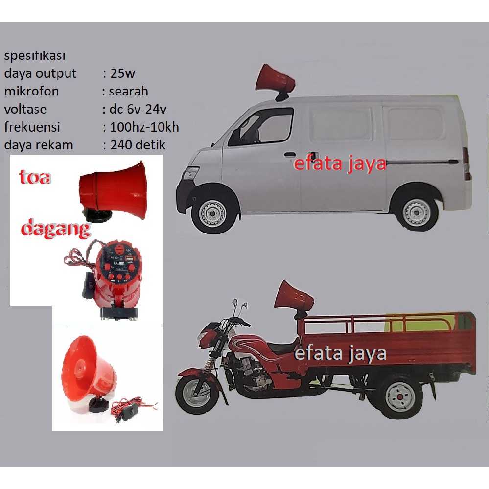 Paket Speaker Toa Dagang Set Visero ( VAM-11)