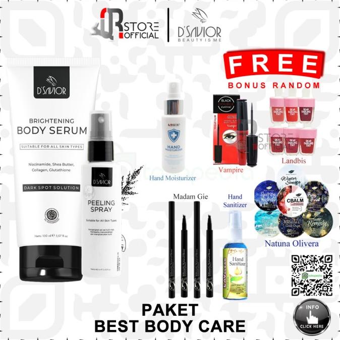 D'Savior Dsavior D Savior Body Serum Body Peeling Pemutih Tubuh