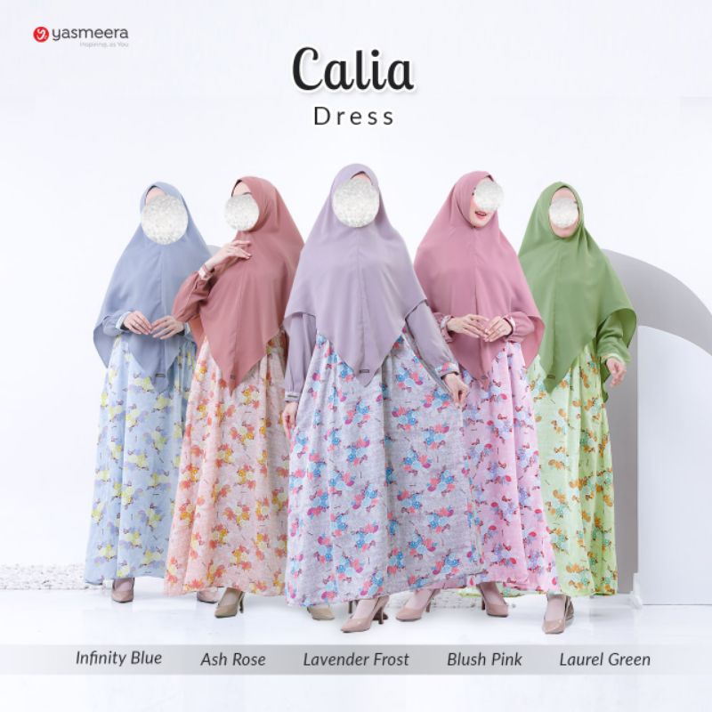 Calia dress by Yasmeera Size S-3XL. gamis Calia, Calia yasmeera, Gamis jumbo, Gamis pesta