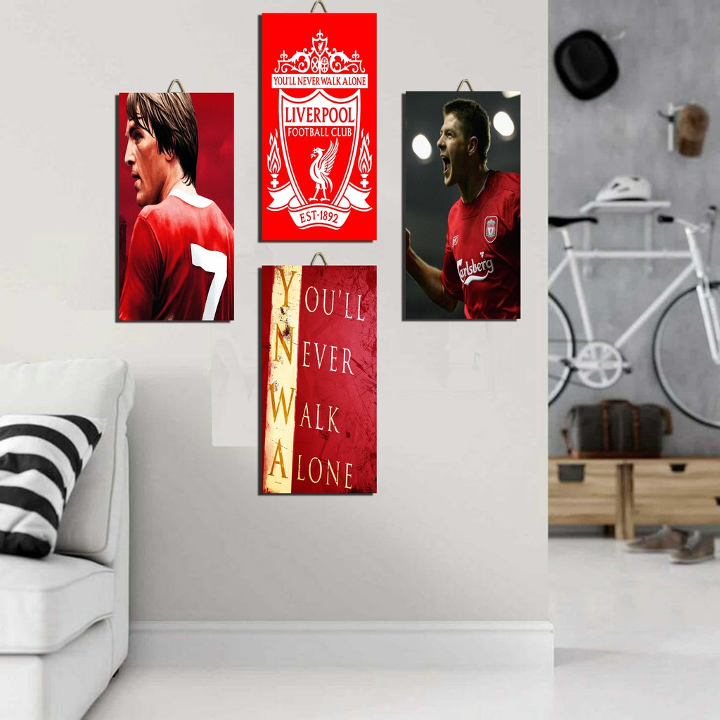 Hiasan dinding CLUB SEPAK BOLA LIVERPOOL / dekorasi dinding / dekorasi kamar / poster dinding