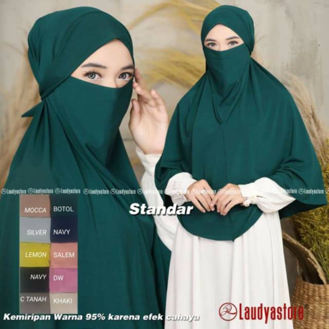 Hijab Niqob/masker tali by Almeer