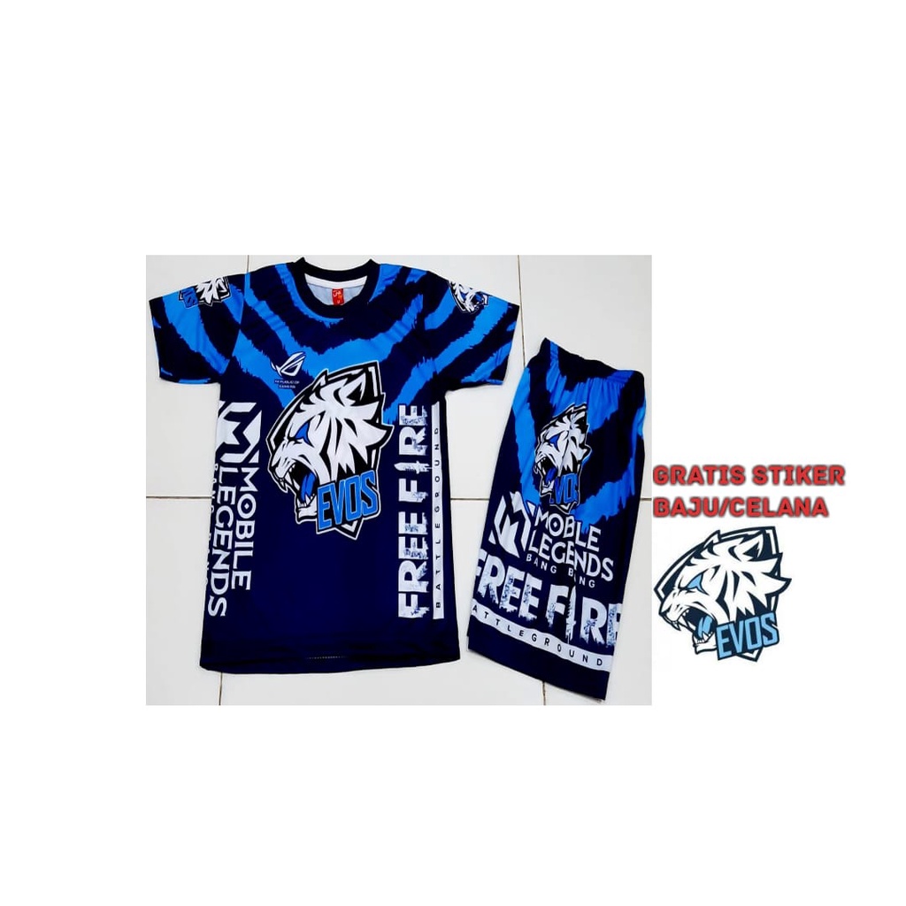 FEI FASHION / SETELAN ANAK LAKI LAKI EVOS RRQ | SETELAN BAJU ANAK EVOS RRQ | FREE FIRE TEAM SQUAD RRQ | EVOS | GAMER RRQ ESPORT | SETELAN PRINTING ANAK LAKI LAKI-1