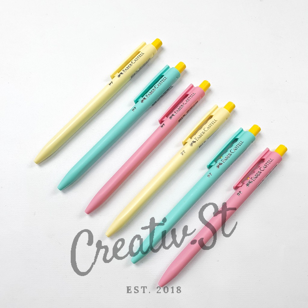 

FABER CASTELL Pulpen Bolpen Ball Pen P7 Pastel