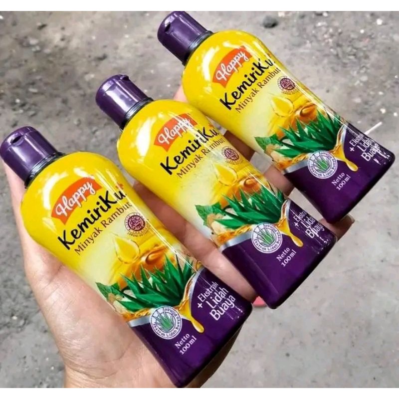 MINYAK RAMBUT KEMIRIKU EKSTRA + LIDAH BUAYA ( BPOM )