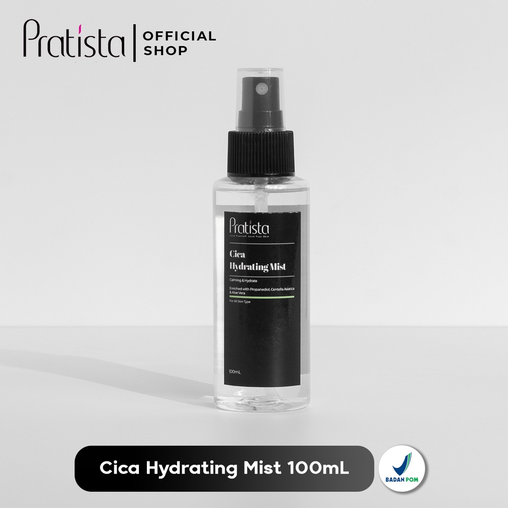 Face Mist Hydrating Cica Pratista Skincare Spray Wajah Pelembab Kulit Sehat Kenyal Centella Asiatica Toner Pratista Mist BPOM PS64