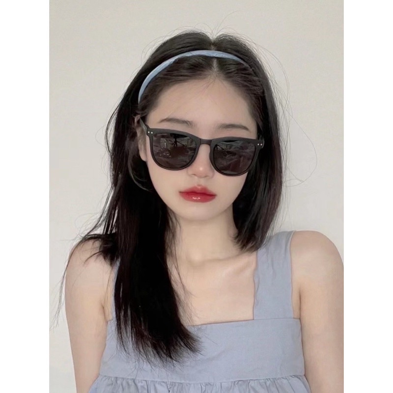 ISANUR97 | Kacamata Hitam Pria Wanita Sunglasses Model Lipat Gaya Retro Korean INS fashion