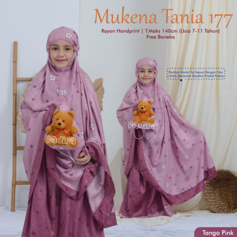 Mukena Anak Tania free Tas Boneka