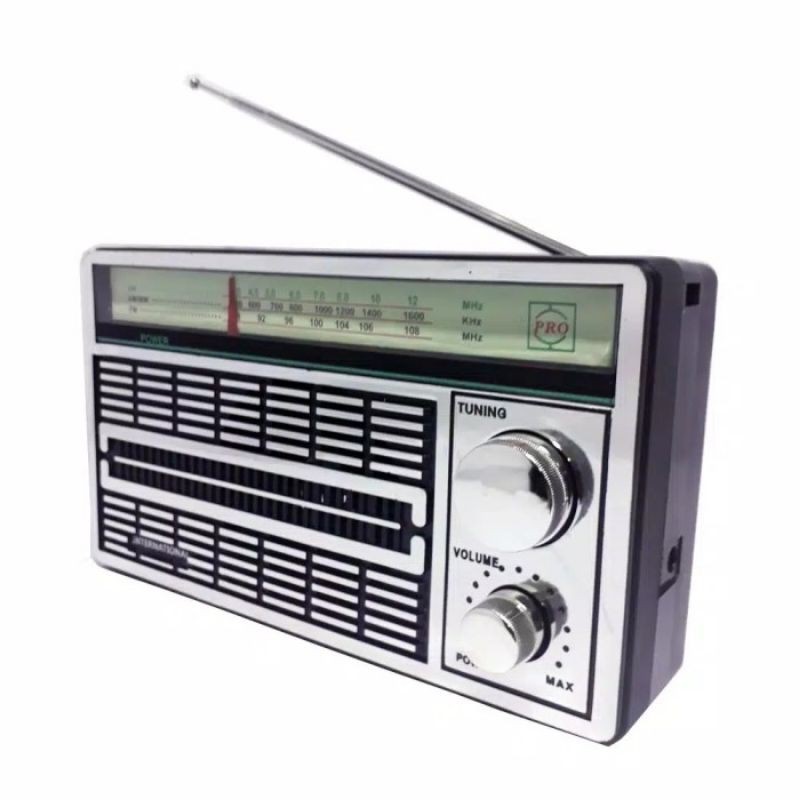 INTERNASIONAL F-4250 FM AM SW PORTABLE RADIO