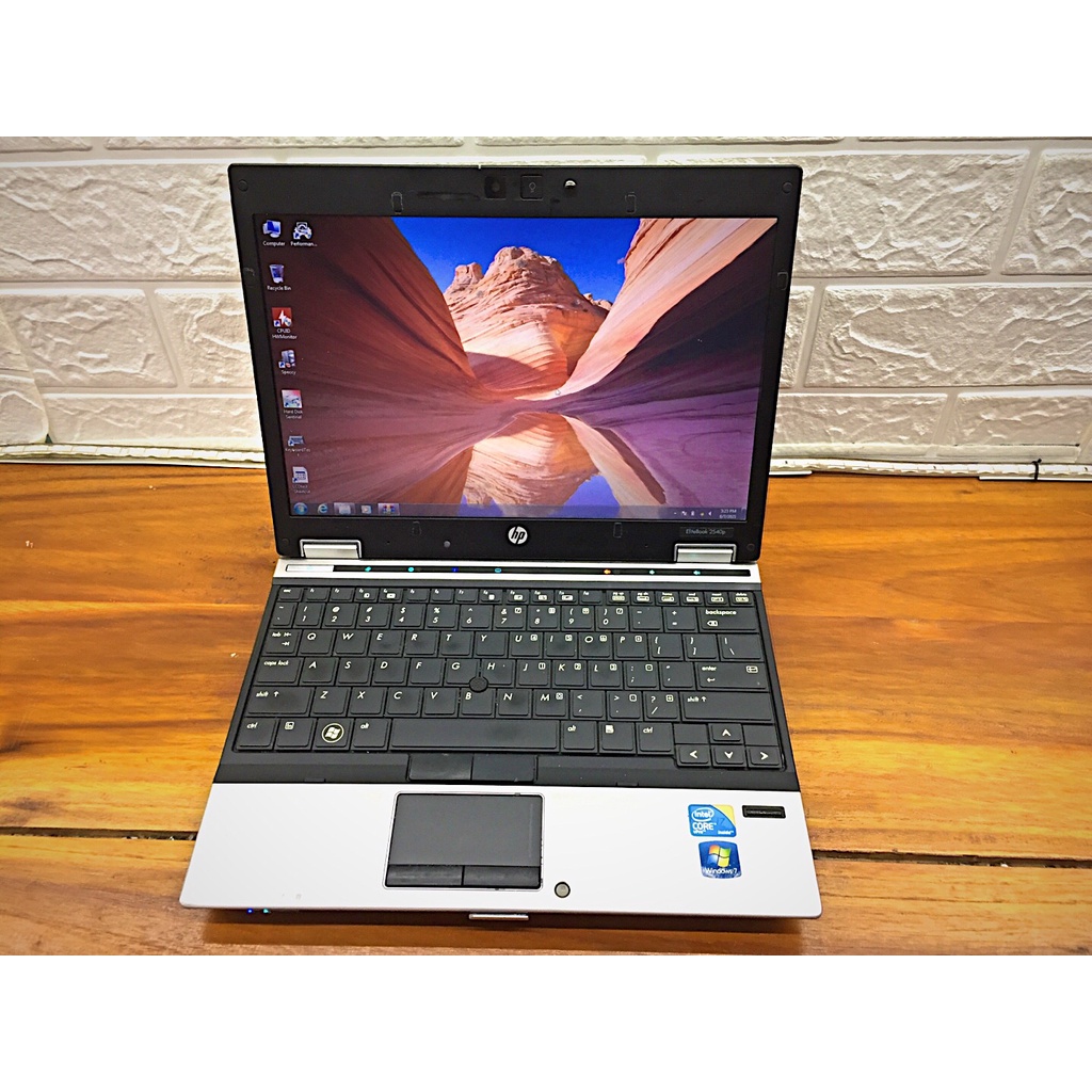 HP Elitebook 2540p - Core i7 -RAM 4 GB - SSD 128 GB - Mulus Normal