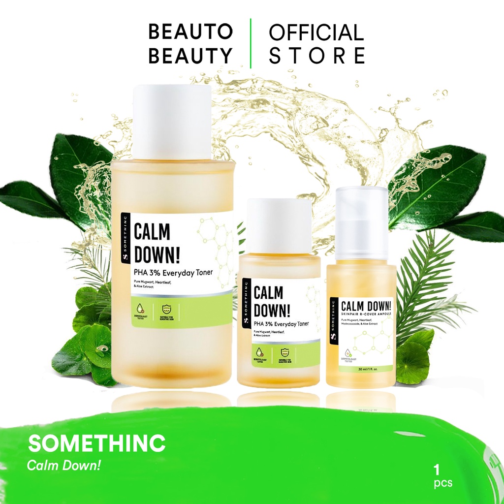 SOMETHINC Calm Down / Indonesia PHA 3% Everyday Toner Skinpair R-Cover Ampoule Skincare Cleanser Cle