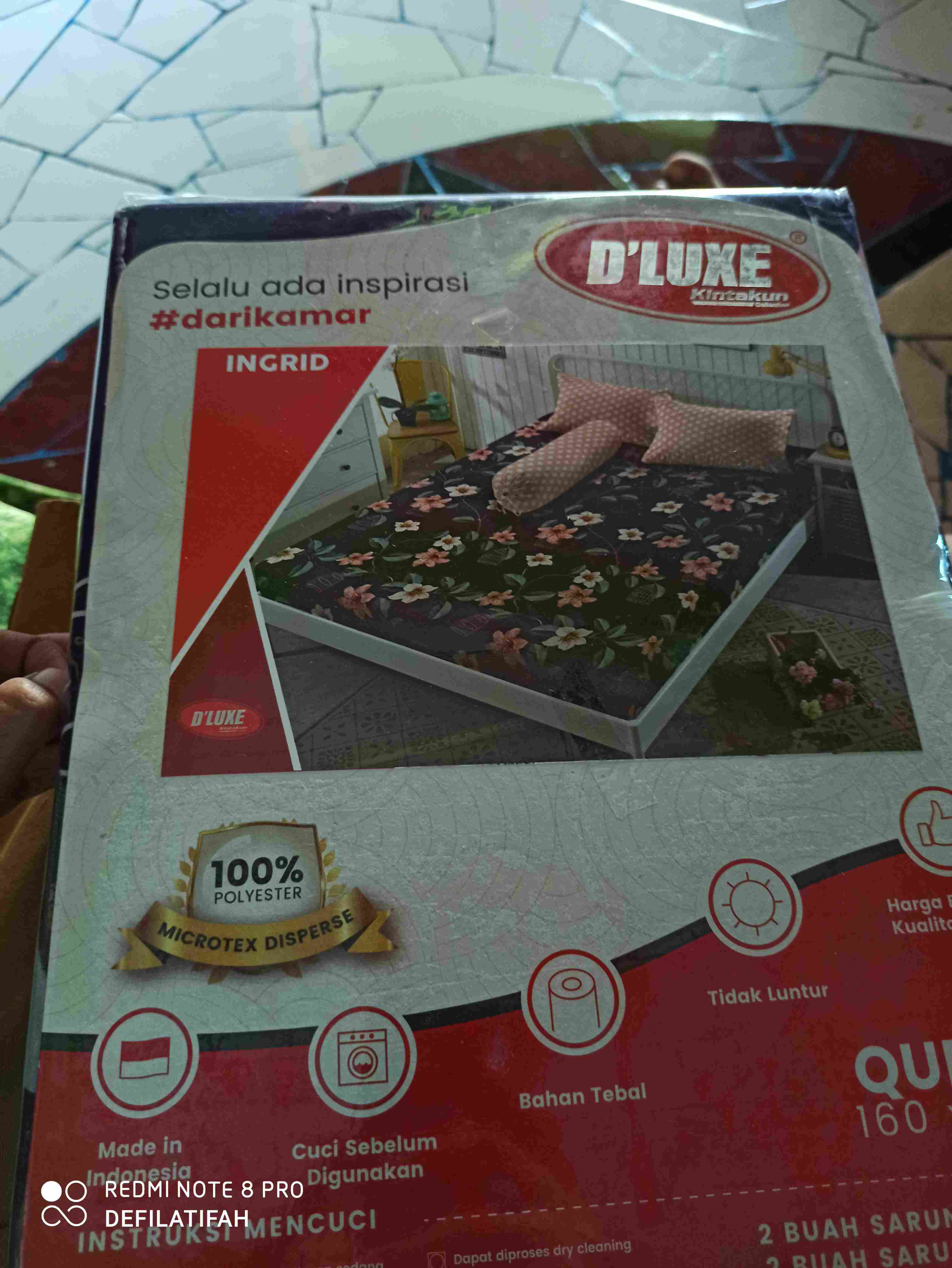 Sprei Kintakun 160 & 180 Meiko/elka/tiana/scarlet/cameron/florntine/carinna/crimson/mariani