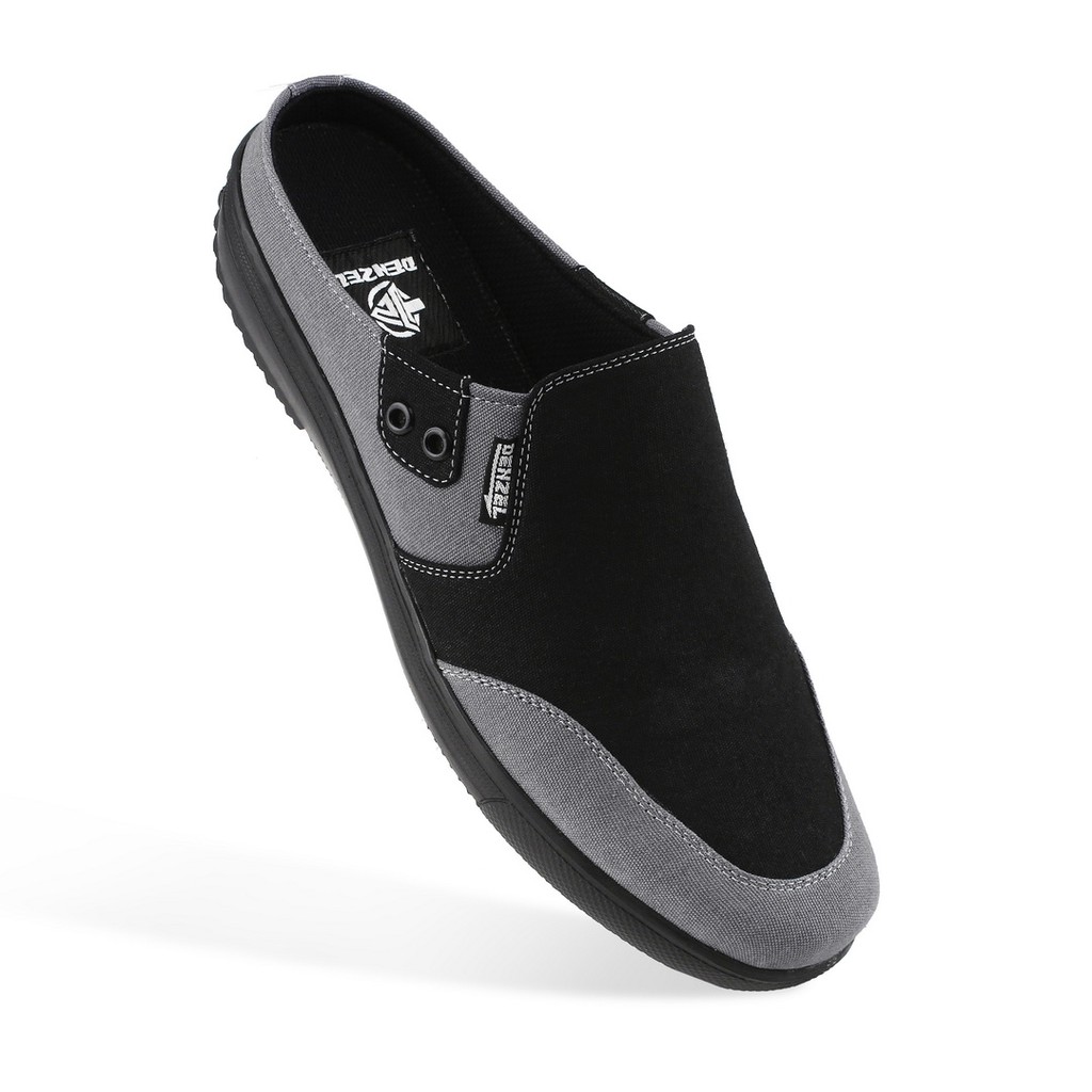 Denzel Dz 032 Sepatu Sendal Pria Bustong Men Sandals Hitam - Sepatu Pria - Sandal Pria