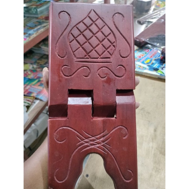 meja al qur'an ukuran 15  100% kayu asli