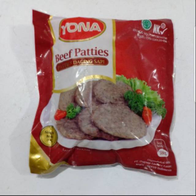 

Yona beef patties 500gr