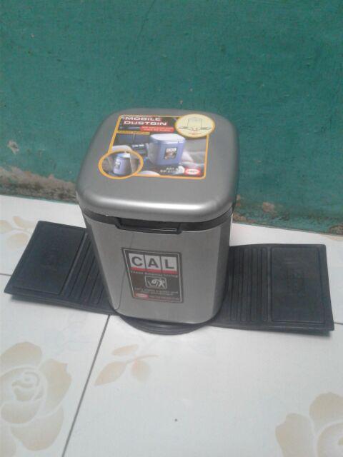 Tempat Sampah Mini Mobil Merk Shinpo - Trash Box Mini - Tempat Sampah Simpel 14 X 14 Cm 2 Liter