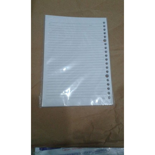 

Langsung Order Isi File Binder 20 ring A5 isi 100 Lembar kyky terlaris