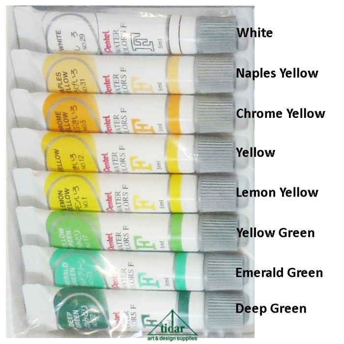 

Cat Air / Pentel Arts Watercolour / Watercolor Set 24 x 5 ML Tube