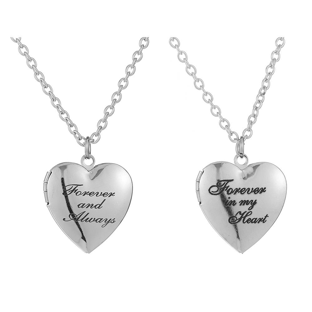 Lily Kalung Lover Fashion Rantai Forever in my Heart Friend Forever and Always Pendant