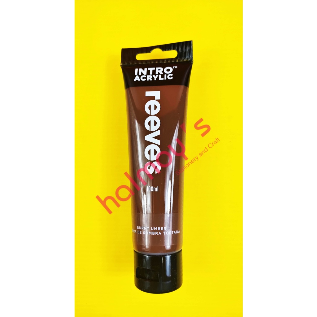 

CAT AKRILIK / ACRYLIC COLOUR REEVES INTRO 100 ML BURNT UMBER