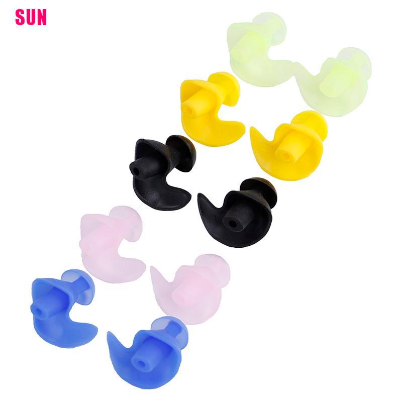 (Bf) Earplug Silikon Lembut Nyaman Anti Bising Reusable Untuk Berenang