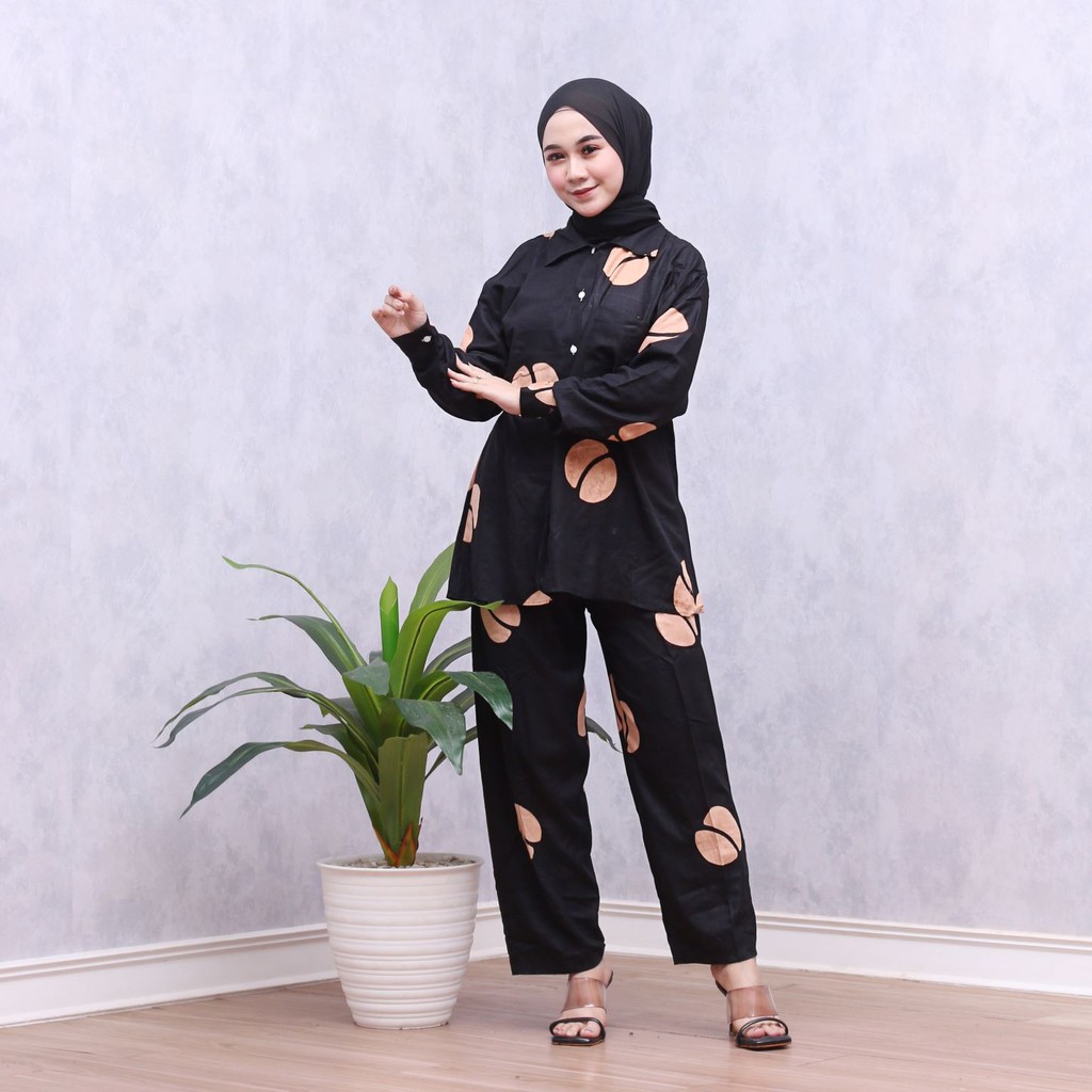 one set wanita kekinian 2021 daster arab setelan wanita terbaru/ one set rayon/setelan wanita terbar