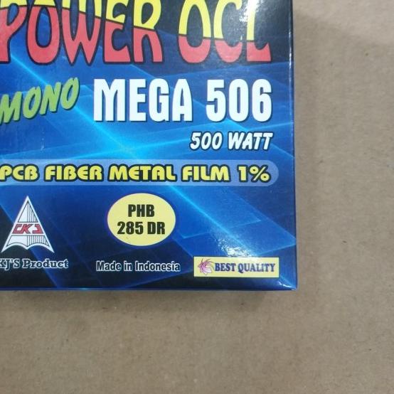 ♙ Power OCL mono mega 506 / kit driver modul power mono 500 watt phb 285 ❄