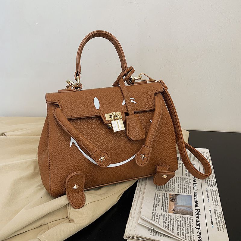 MV_Marvelouz MV805529 Tas HANDBAG Motif Smile Cantik Fashion Wanita Terbaru Ada Talpan 1kg bisa 2 supplier tas import EL 5529