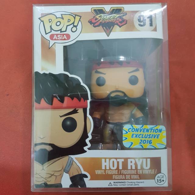 Funko POP Hot Ryu Convention Exclusive 2016 Street Fighter #91