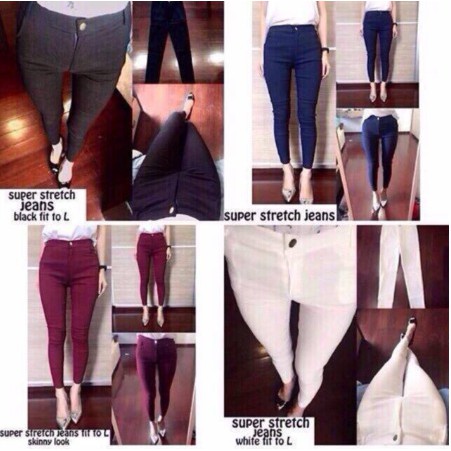 Celana Jegging Jeans Standart/ Celana Panjang Wanita legging Jeans Murah