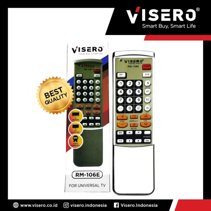 Remot / Remote Multi TV / LCD / LED Visero (RM-106E)