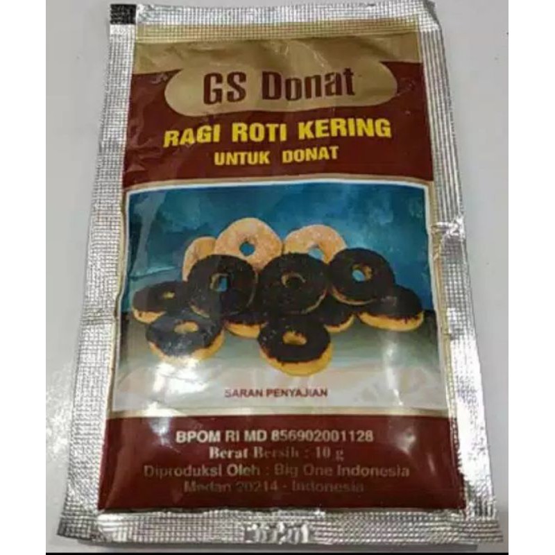 

GS donat ragi-Pelembut-pengembang donat 10 gr (1 sachet)