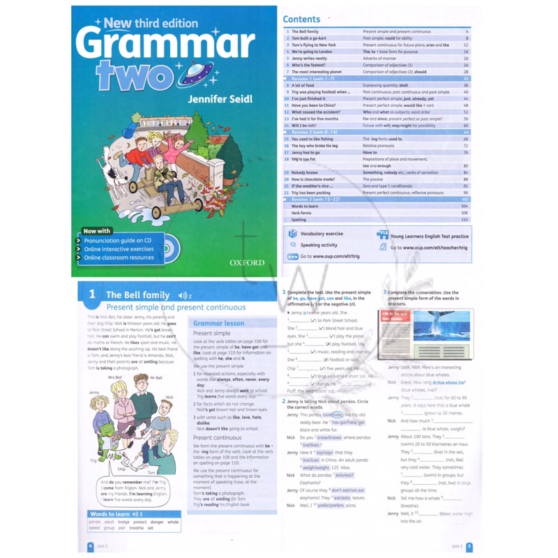 Oxford Grammar New Third Edition Book Level Starter One Two Three - Buku Grammar Inggris Anak SD-3