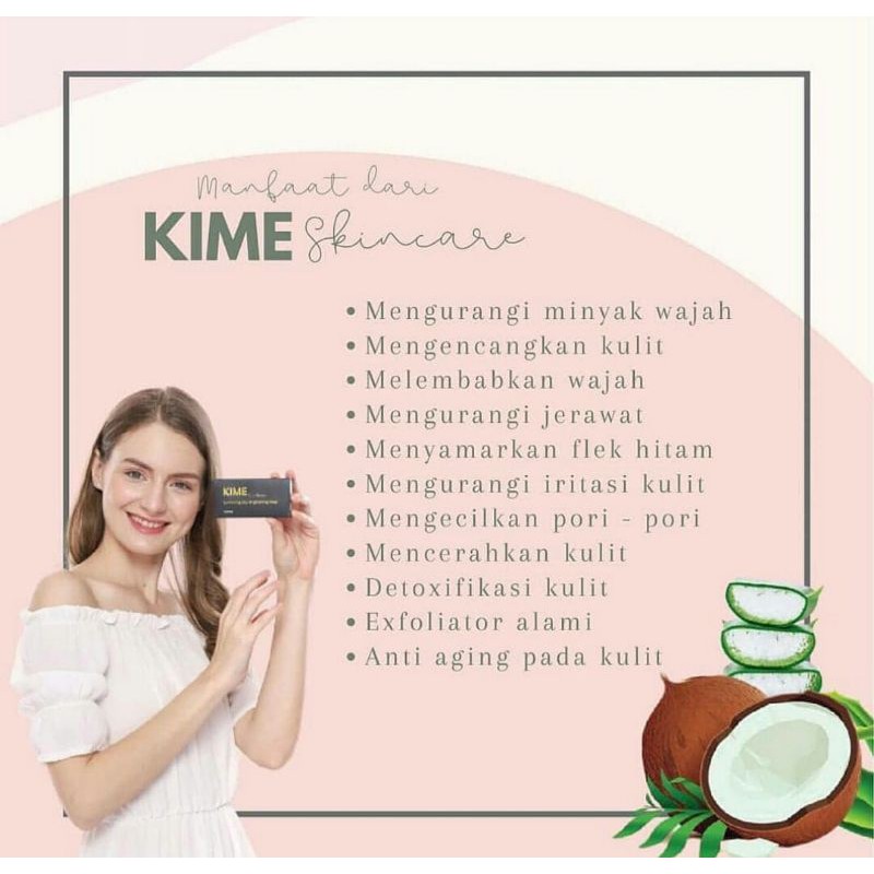 SABUN MUKA/ KIME BEAUTY SKINCARE/ PEMBERSIH WAJAH