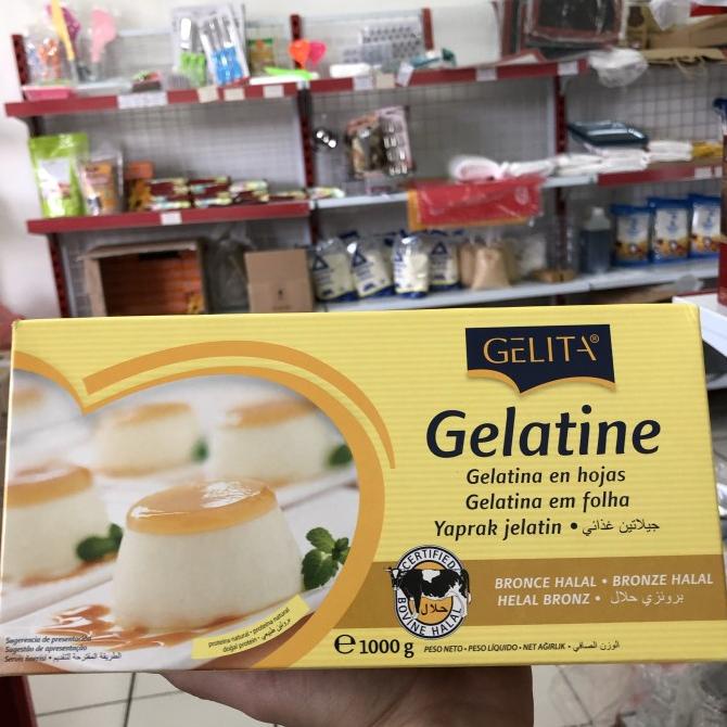 

Gelatin lembaran halal 10 lembar gelatine sapi gelattin sheet shett FREE ONGKIR Kode 1081