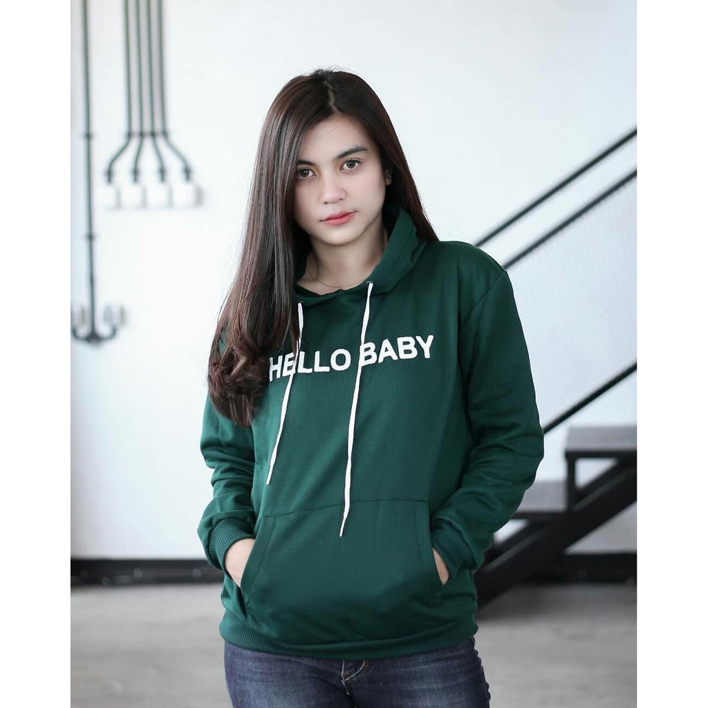 HELLO BABY HOODIE || HOODIE WANITA || HOODIE KEREN #HB