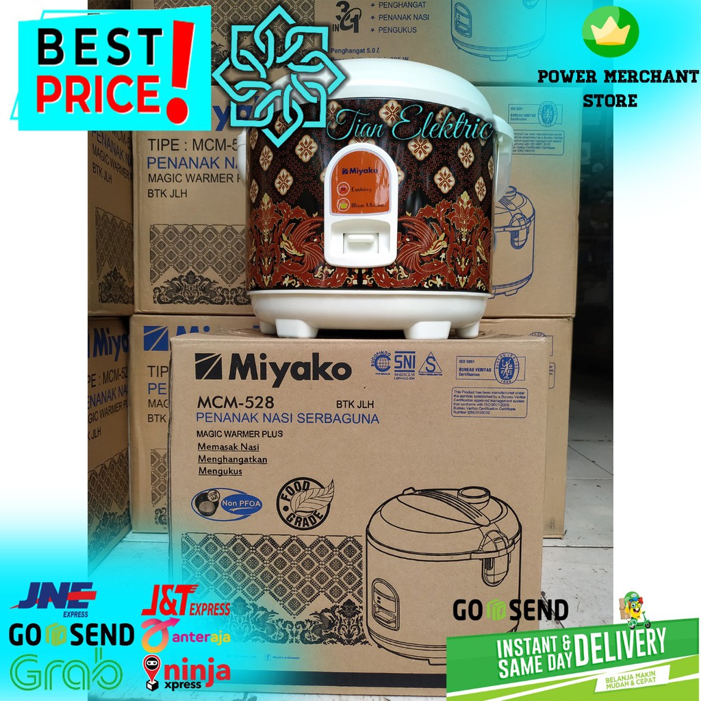 MIYAKO MCM-528BTK Rice Cooker / MagicCom 3in1 Batik