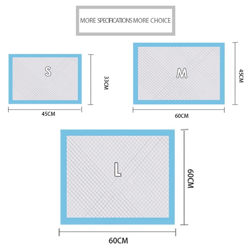 Pad Pipis Kucing Anjing Popok Sekali Pakai Alas Pipis Pee Poop alas kucing melahirkan Underpad