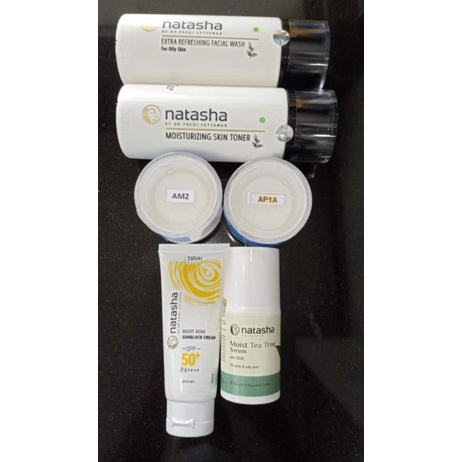 Natasha skin care paket lengkap pemutih dan bekas jerawat