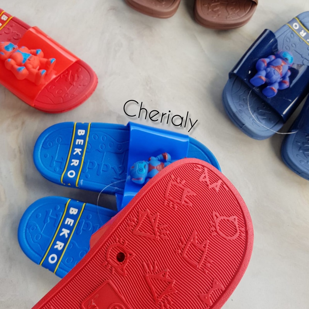 Sandal Anak Cowo Kokop Robot Karet Import Jelly Laki Laki KOKOP ROBOT ANAK