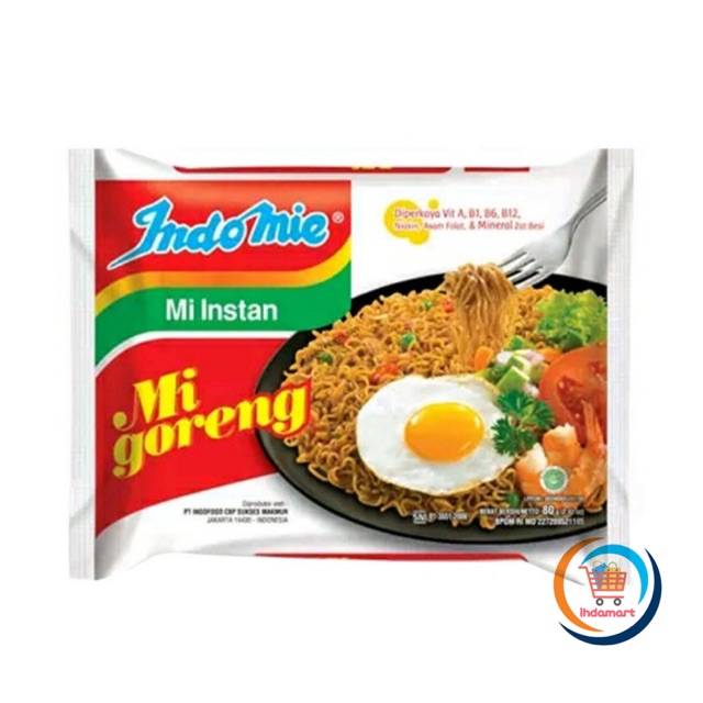 Indomie goreng 85 gr (Isi 10 pcs)