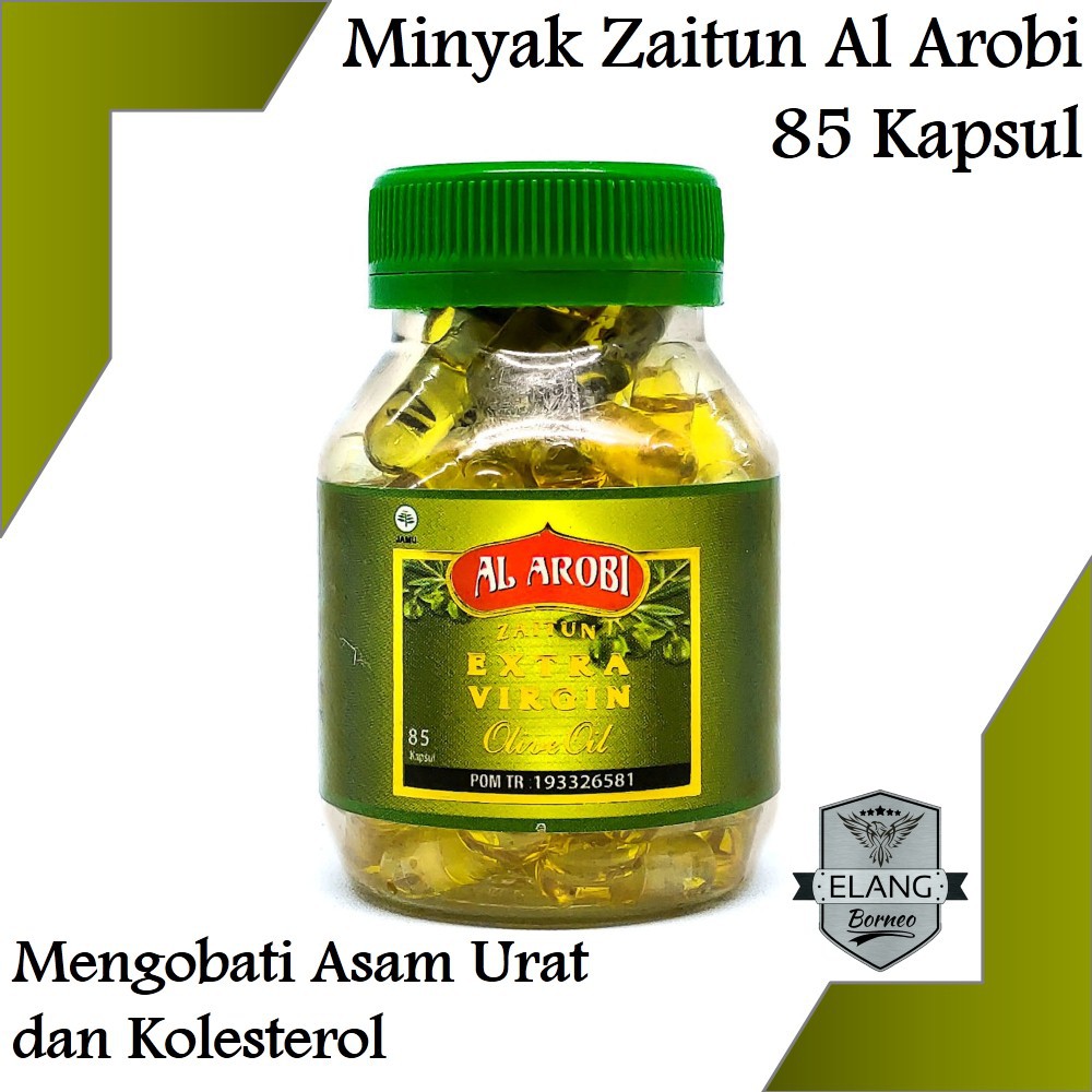 Kapsul Minyak Zaitun Al Arobi Isi 85 Kapsul Extra Virgin Olive Oil Kolesterol Dan Asam Urat Indonesia