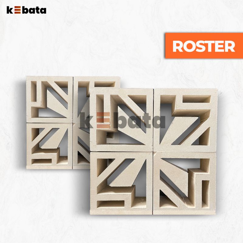 Roster Semen Putih Bunga Minimalis uk 20x20x10 cm