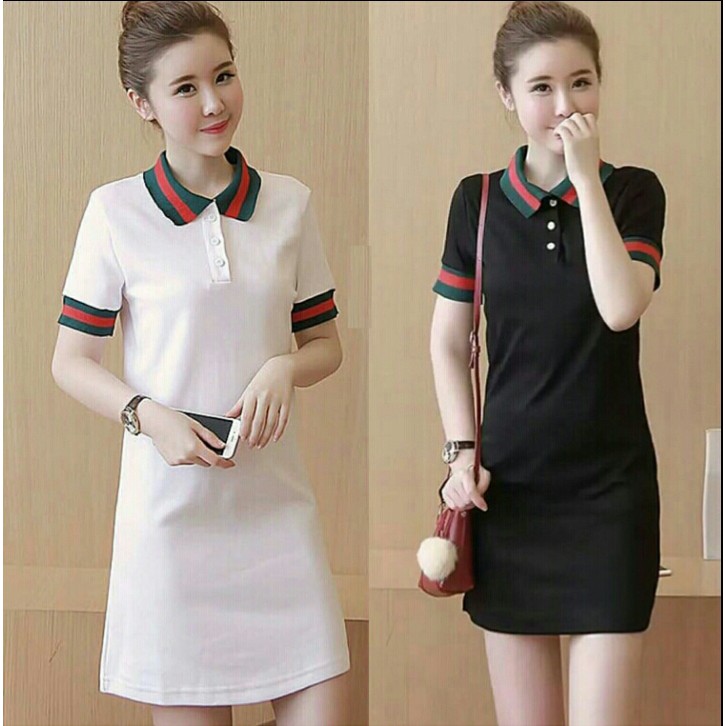 [Dress wk guci Var Warna RO] Dress Wanita Babyterry