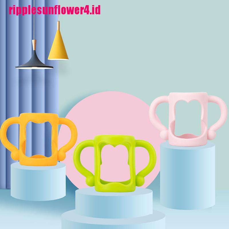 Pegangan Botol Bayi Universal Bahan Silikon Lembut