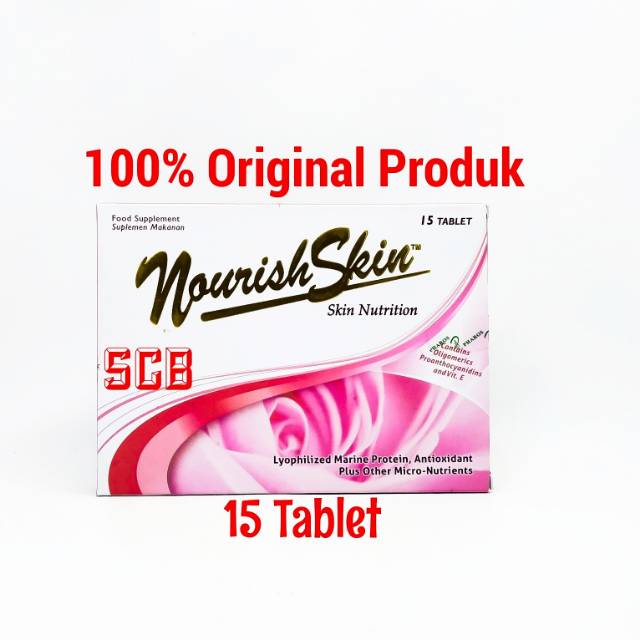 Nourish Skin -Skin Nutrition -Tablet 15 -Harga Perbox