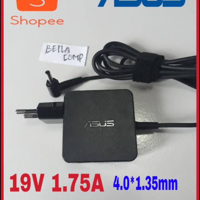 CHARGER NOTEBOOK/LAPTOP ASUS F201E X200MA S200E X202E Q200E X200 X441S X441U X441M X441N X441B X453 X453M X200CA  Asus Vivobook F201E Series S200E Series 19V 1.75A Original