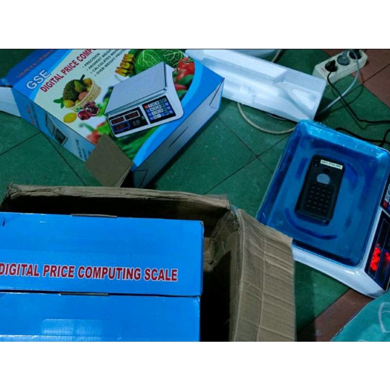 Timbangan Buah Digital 40 KG / Digital Computing Scale Double Display